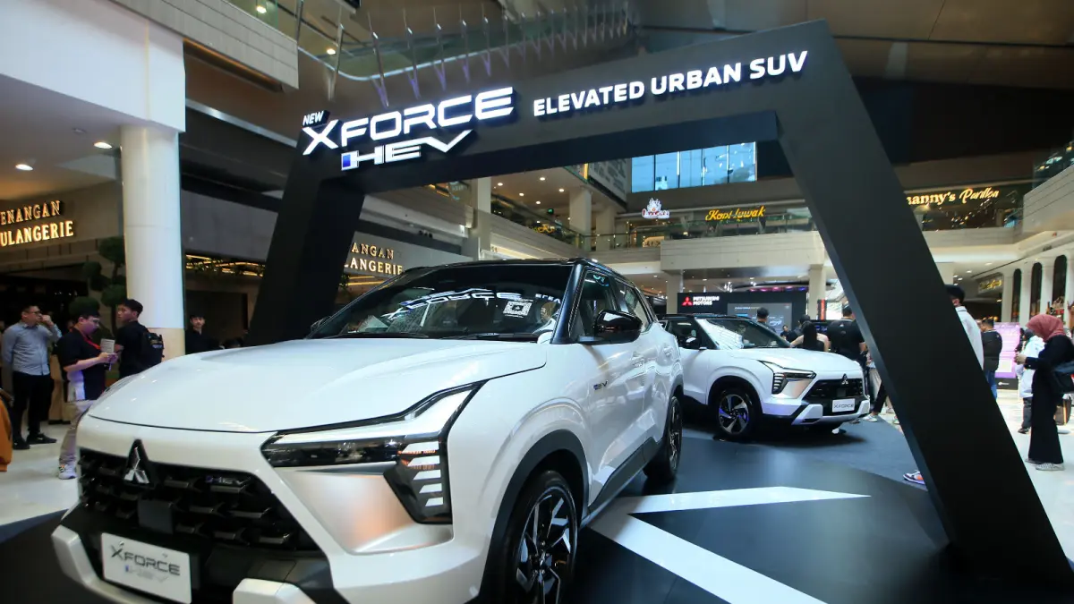 New Xforce HEV yang dipamerkan pada rangkaian exhibition di Mal Kota Casablanka Jakarta 2026. (Ari Suwandi/Sumut Pos)