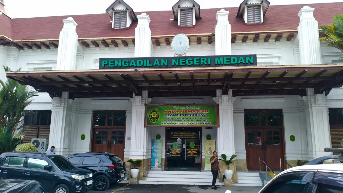 Gedung Pengadilan Negeri Medan. (Dok: PN)