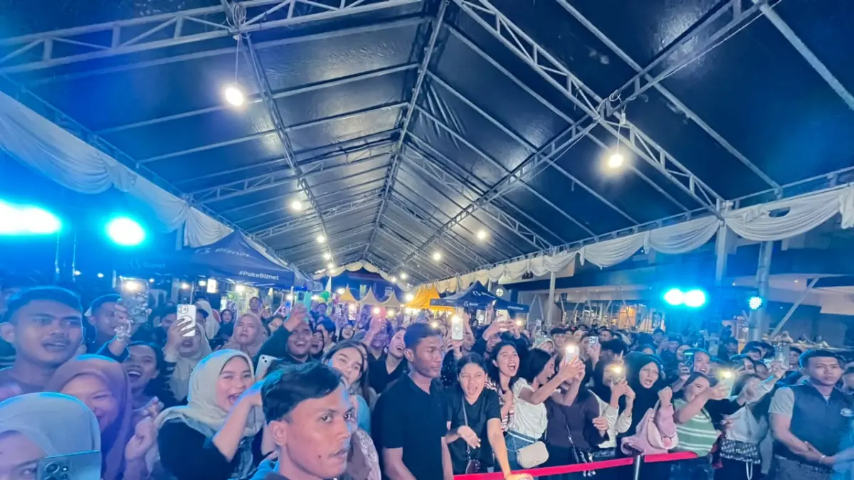 Kemeriahan suasana Nonton Bareng (Nobar) Final Piala Dunia 2026 yang digelar Alfaland Group melalui unit bisnisnya, The Plaza Millennium,&nbsp;pada Minggu, 19 Juli 2026. (Foto :&nbsp;Alfaland Group)