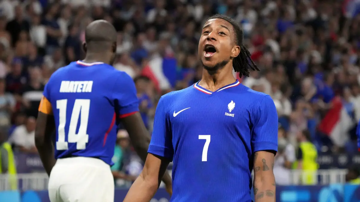 Winger tim nasional Prancis Michael Olise cetak rekor assit di Piala dunia 2026. (sportsunlimitednews)
