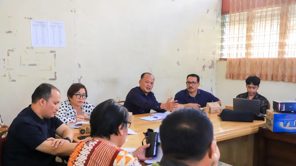 Suasana rapat persiapan pelaksaan HUT RI ke 81 Tahun. (Pra Eevasi/Sumut Pos)