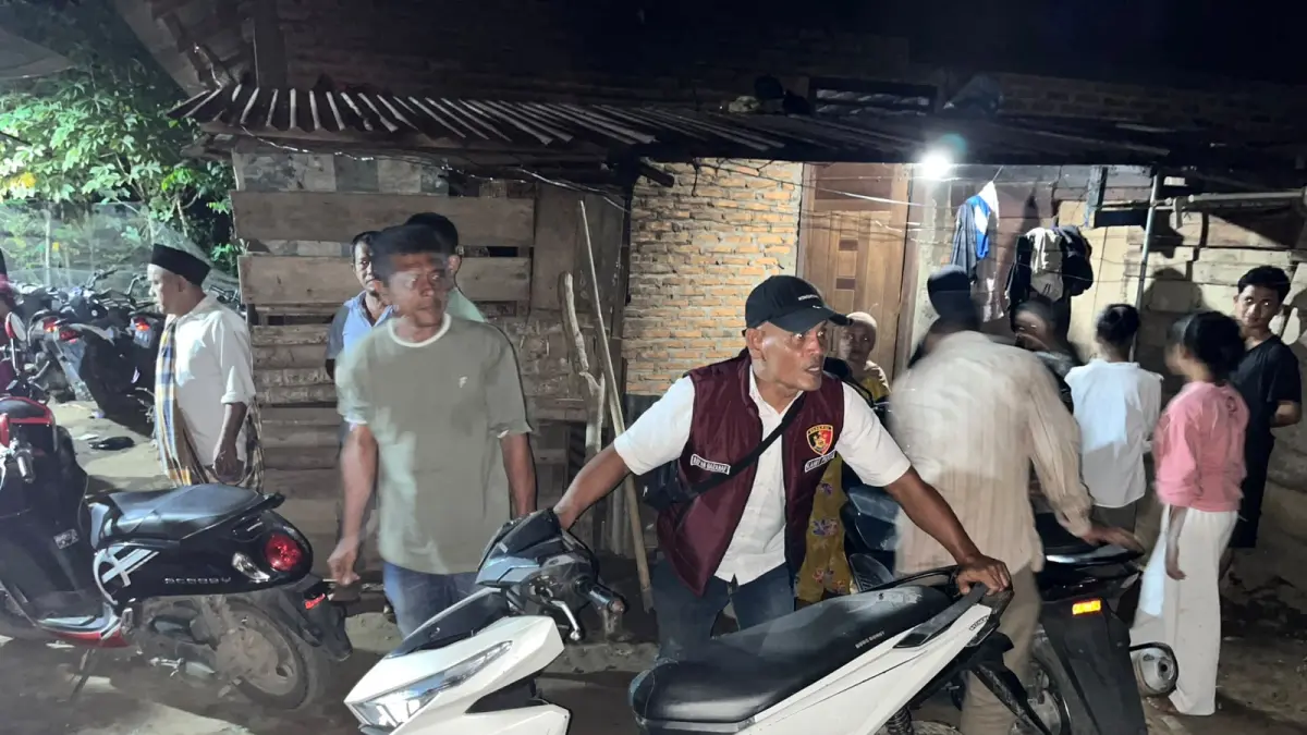 Polres Padang Lawas sita 31 Sepeda Motor tanpa dokumen  di Pasar Latong. (Mitra Harahap/Sumut Pos)