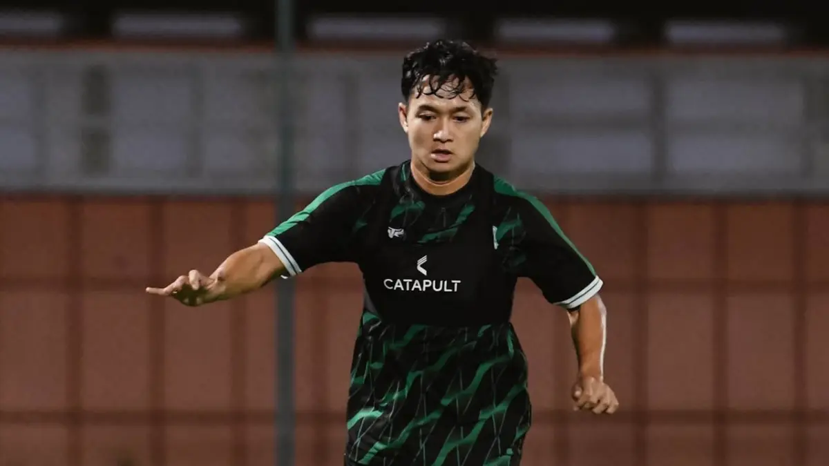 Para pemain PSMS melakoni latihan sebelum menghadapi Persebaya. (Dok PSMS)