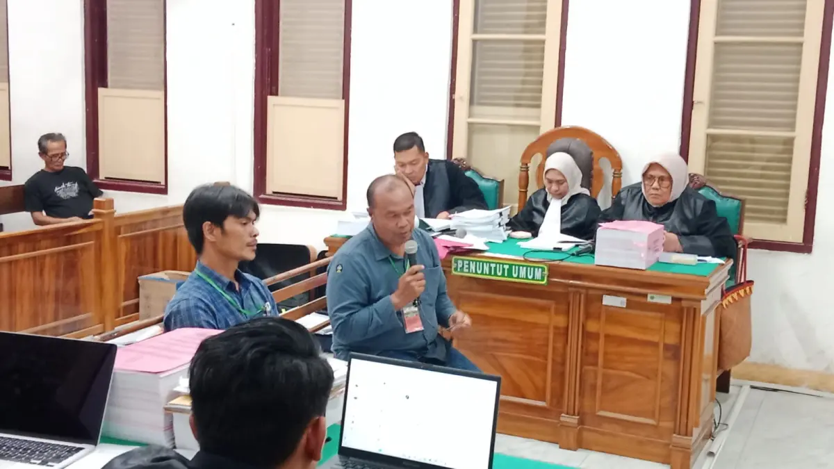 Dua saksi dihadirkan memberikan keterangan terkait kasus dugaan korupsi Waterfront City Samosir di Pengadilan Tipikor Medan, Rabu (29/7/2026) sore. (Dok: Gusman/Sumut Pos)