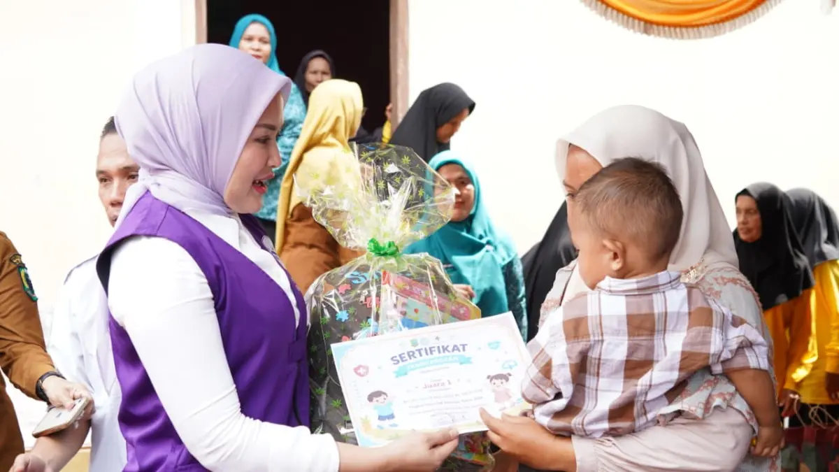 Pemkab Paluta gebrak layanan terpadu 6 bidang SPM di Portibi,Selasa 28 Juli 2026. (Mitra Harahap/Sumut Pos)