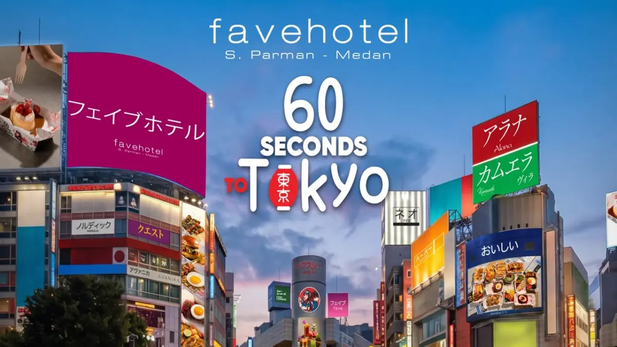 favehotel S. Parman Medan hadirkan kuliner bertajuk "60 Seconds to Tokyo". Program  ini berlangsung mulai 1 Juli hingga 31 Desember 2026. (Dok Favehotel S Parman Medan)