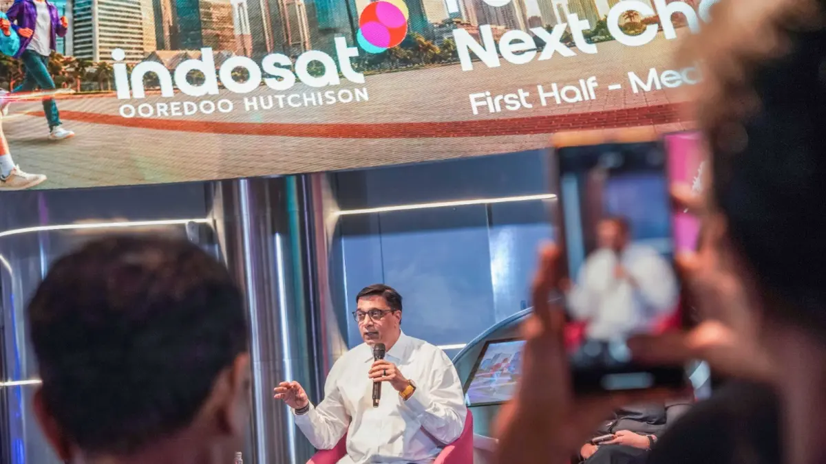 President Director and Chief Executive Officer Indosat Ooredoo Hutchison. Vikram Sinha. (Dok: Indosat)
