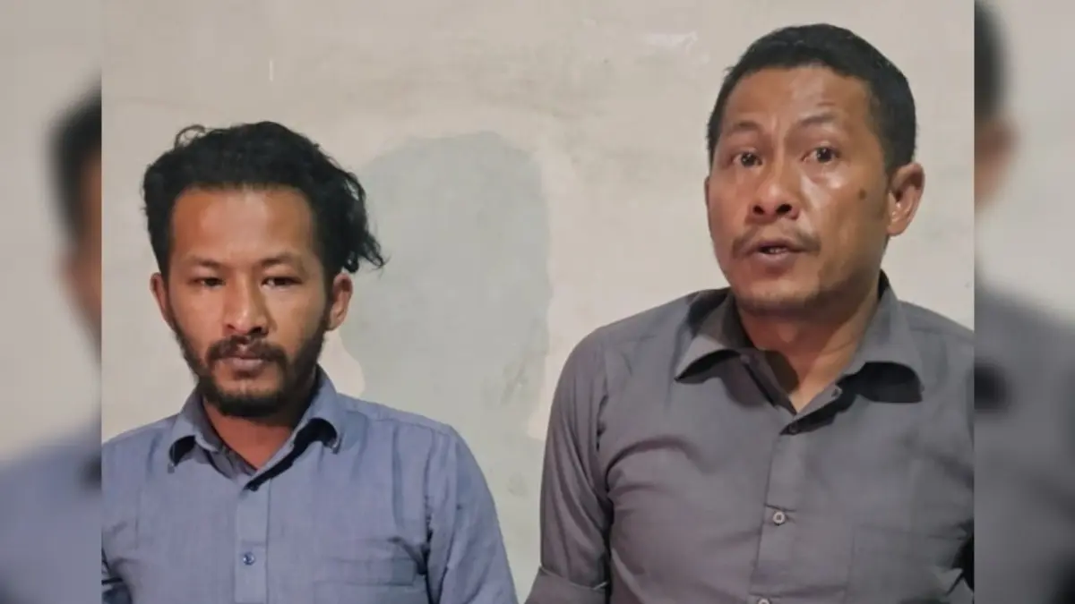 KETERANGAN: Tim kuasa hukum terdakwa eks Kadis PMD Samosir, memberikan keterangan usai sidang di Pengadilan Tipikor Medan, Kamis (30/7/2026) malam. (Dok: Gusman/Sumut Pos)


