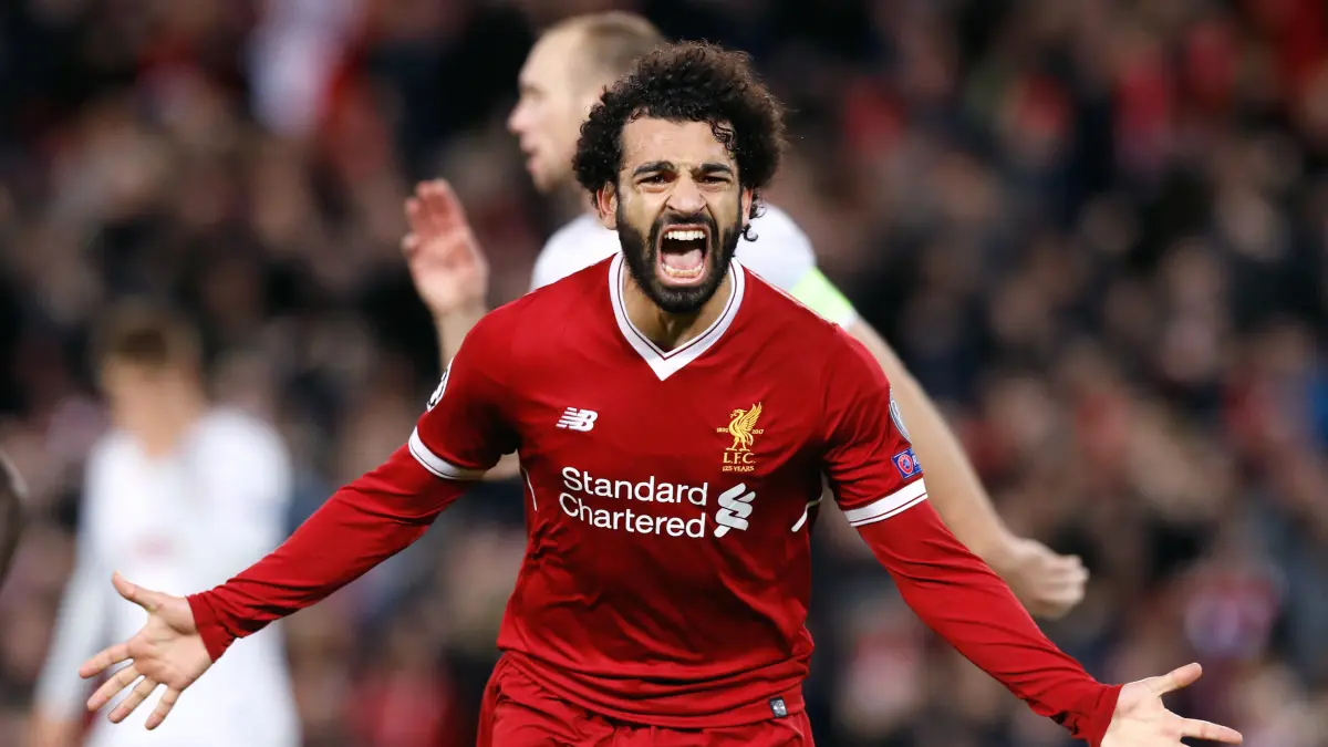Winger Liverpool Mohamed Salah. (rare-galerry)