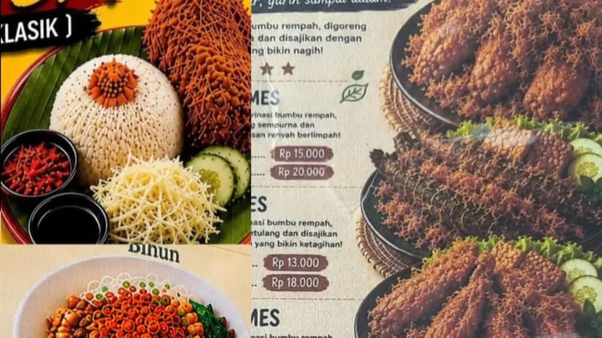 Gambar AI untuk kebutuhan promosi makanan viral di media sosial.(Instagram @pandemictalks)