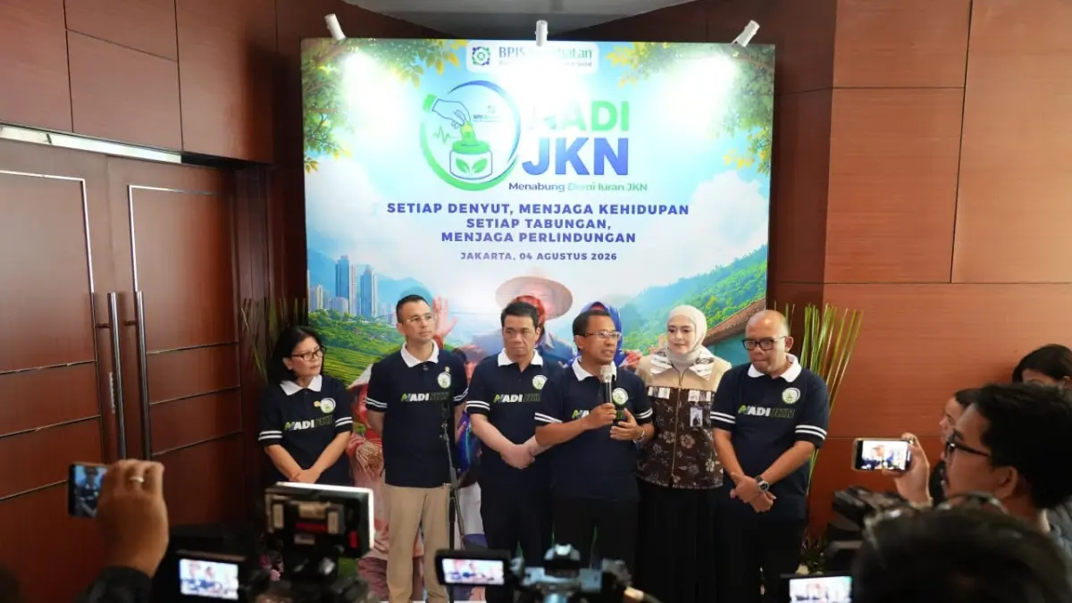 LUNCURKAN: BPJS Kesehatan meluncurkan Program NADI JKN (Menabung Demi Iuran JKN) sebagai inovasi untuk membantu peserta Program Jaminan Kesehatan Nasional (JKN). (DOK: BPJS KESEHATAN)