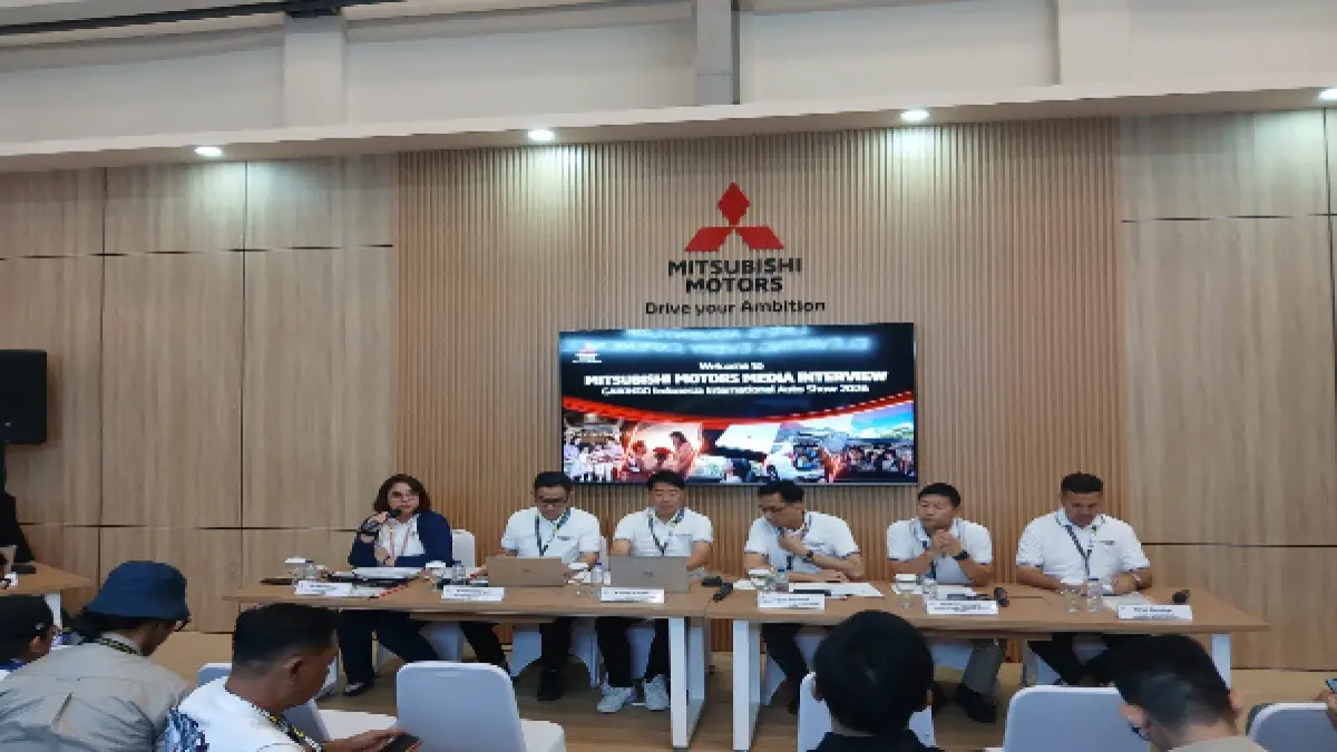 Media Interview Session MMKSI, Press Room Both Mitsubishi Motors, ICE BSD City (3/7/2026) Tangerang. (Ari Iswandi/Sumut Pos)