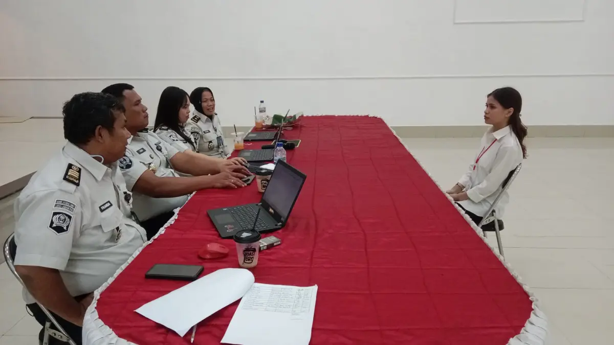 
Seleksi Lapas Binjai dalam program magang Kemenaker. (Humas Lapas Binjai/Sumut Pos)