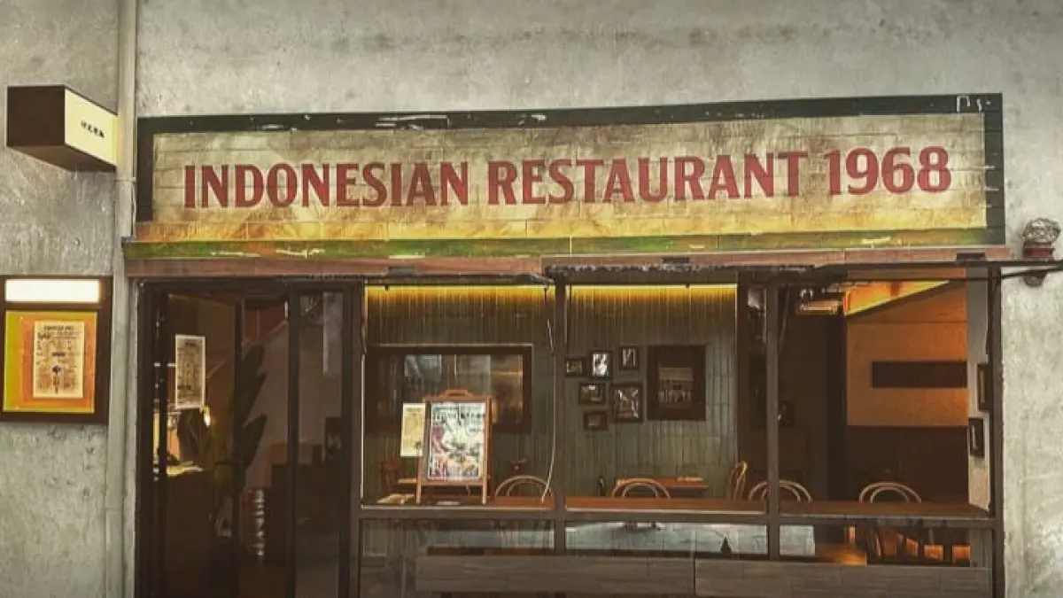 Indonesian Restaurant 1968 resmi menghentikan operasionalnya.(Instagram @cretivox)