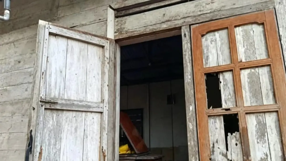 Maling Misterius di Desa Marenu, hanya curi nasi dan cabai, diduga DPO Pembunuhan. (Mitra Harahap/Sumut Pos)