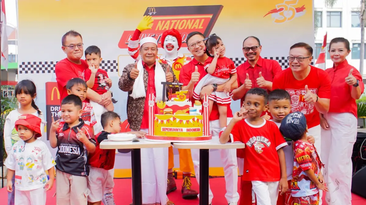 Pembukaan seremoni National Drive Thru Day 2026 di McDonald