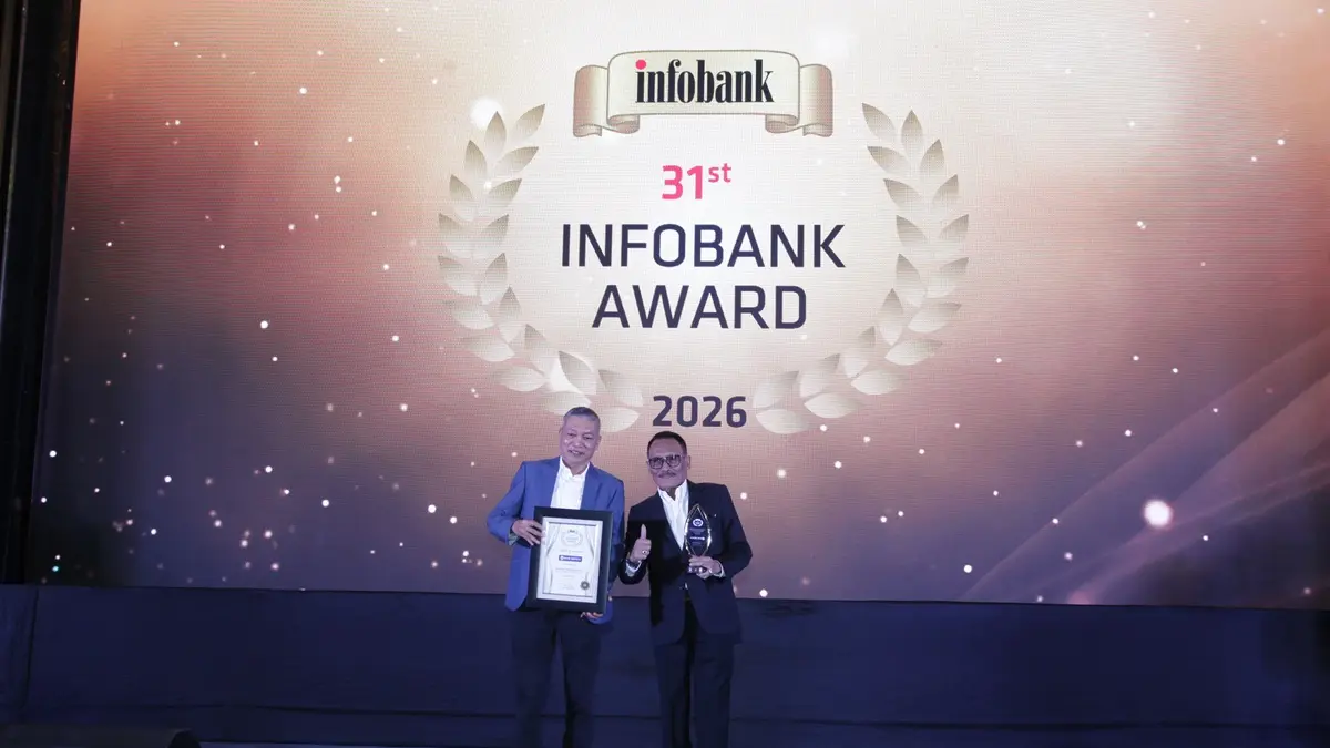 Bank Mestika meraih dua penghargaan dari Majalah Infobank dalam ajang “31st Infobank Awards & Leadership Mastery Forum 2026” di St. Regis Hotel, Jakarta, Jumat (14/8/2026).