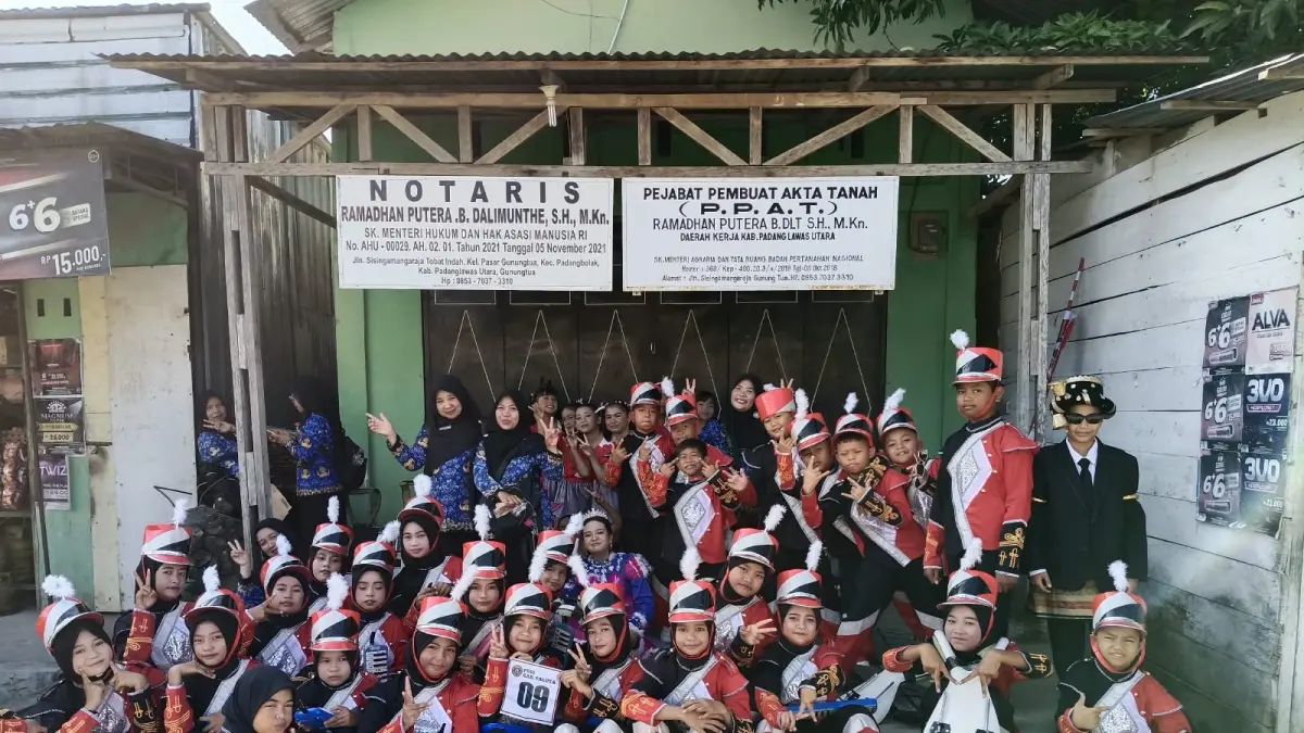 SD 1 GUNUNG TUA, ukir Prestasi Gemilang di peringatan HUT ke 81 RI. (Mitra Harahap/Sumut Pos)