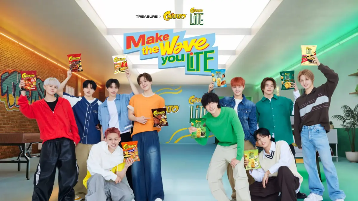 Chitato & Chitato Lite resmi memperkenalkan TREASURE sebagai Brand Ambassador terbarunya melalui kampanye Make The Wave You Lite.