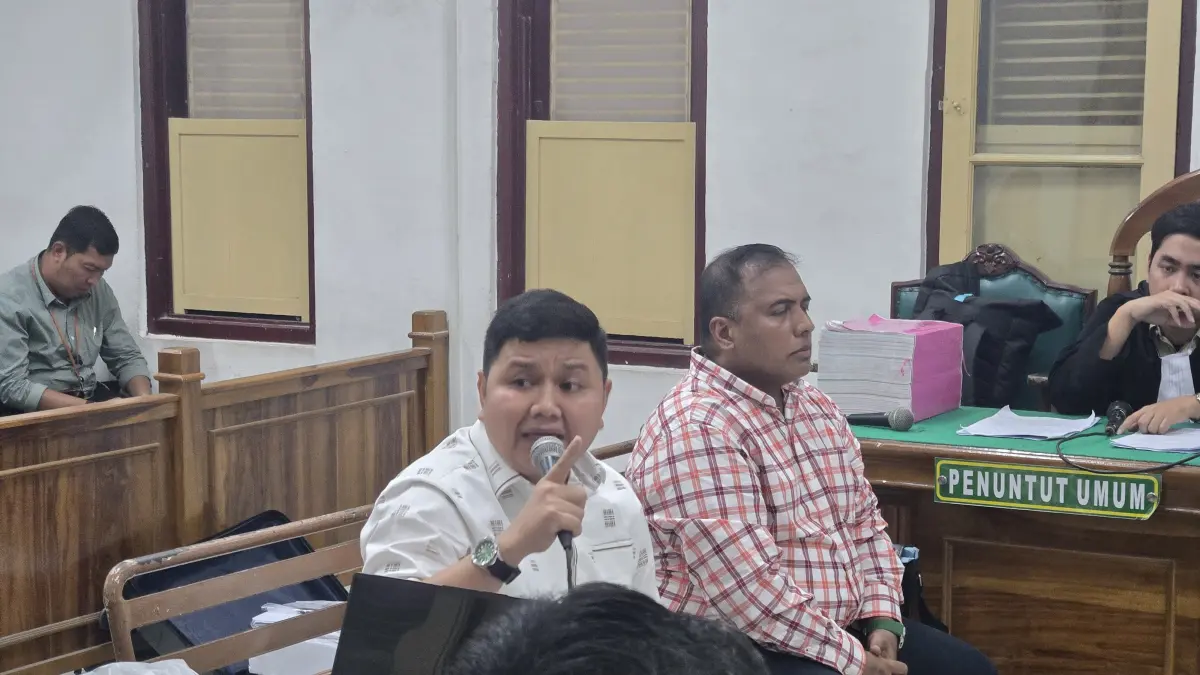PIDANA: Dua saksi ahli pidana dihadirkan dalam perkara korupsi smartboard Langkat di Pengadilan Tipikor Medan, Rabu (19/8/2026). (Dok: Gusman/Sumut Pos)
