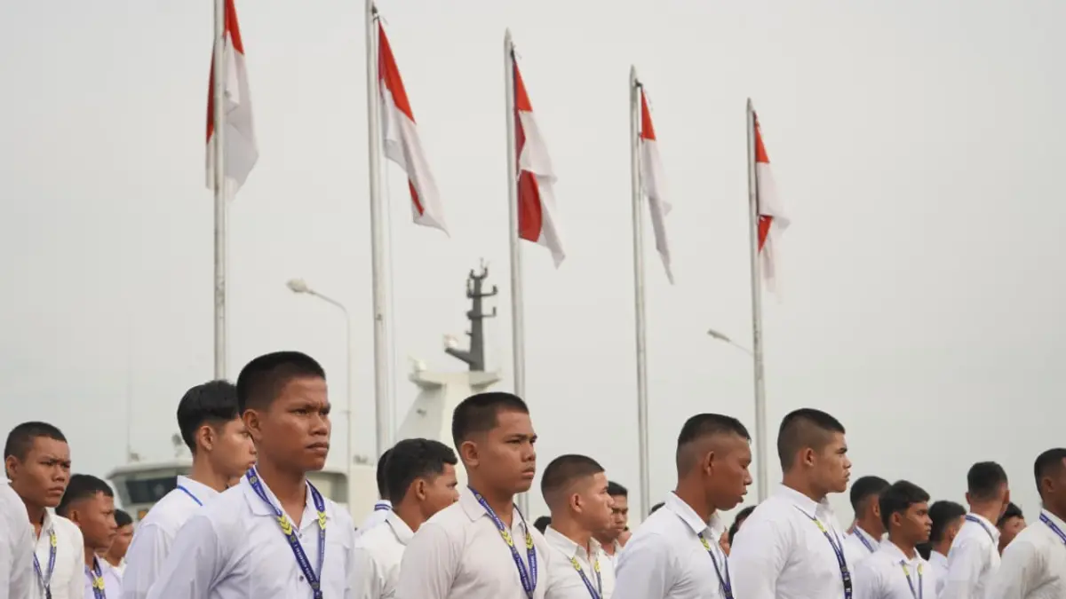 CABA: Calon Bintara (Caba) Prajurit Karier (PK) Pria dan Calon Tamtama (Cata) PK TNI AL Gelombang III Tahun Anggaran 2026 Panda Kodaeral I, yang dilaksanakan Kamis (20/8/2026). (Dok: Dispen Kodaeral I)
