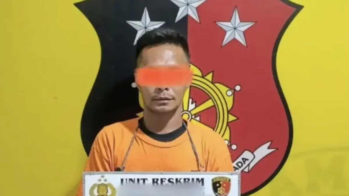  ( Dok.Polsek Kualuh hulu/Sumut Pos ) Unit Reskrim Polsek Kualuh Hulu Bekuk SM, Diduga Tebas Kepala Warga dengan Parang