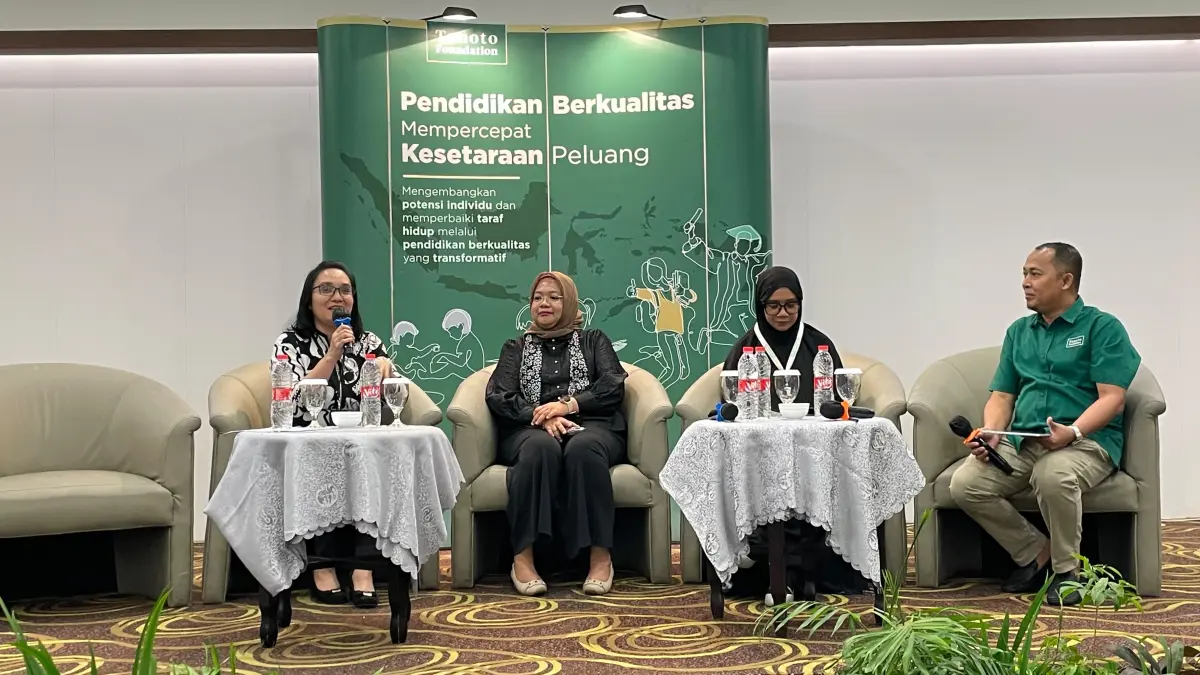 Kelas Inspirasi Antar-Penggerak Sumatera Utara 2026 bertema “Asuh Berpadu, Anak Melaju” yang digelar Tanoto Foundation di Hotel Hermes Medan.