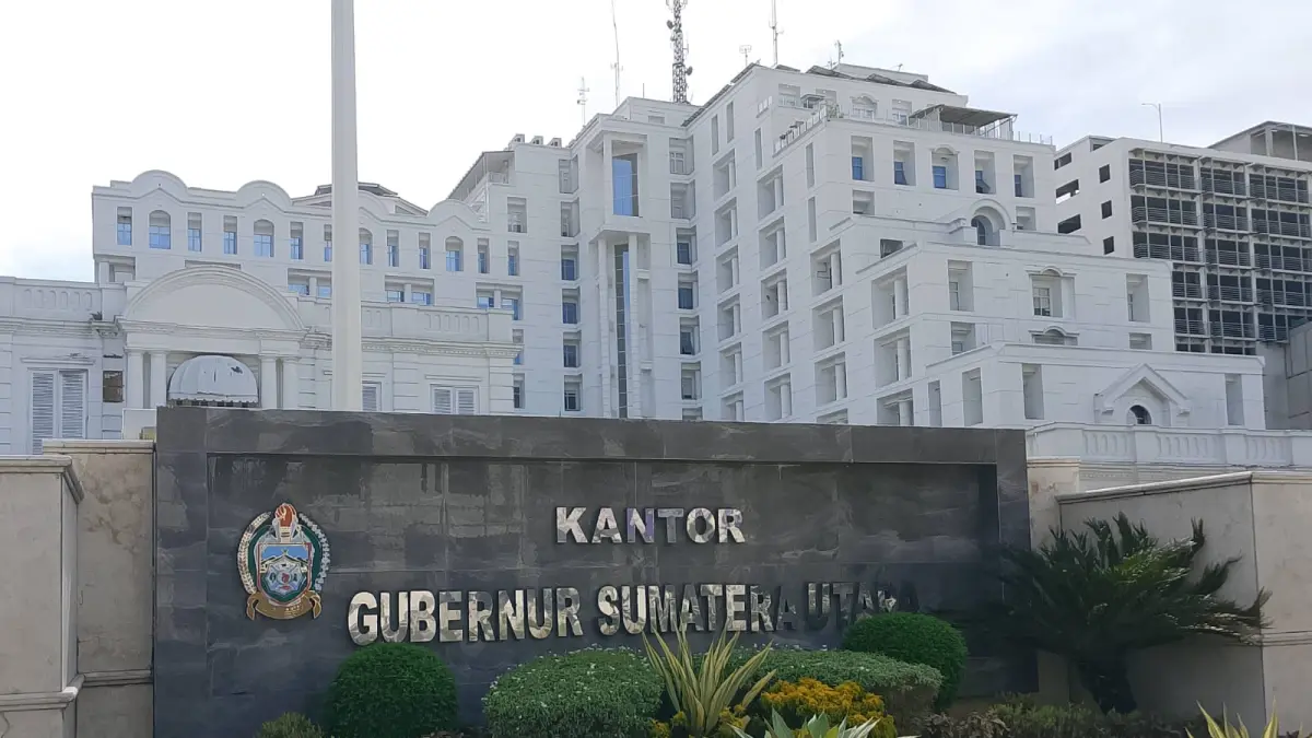 Kantor Gubernur Sumatera Utara.(Dok : Ihsan Syahreza/Sumut Pos)
