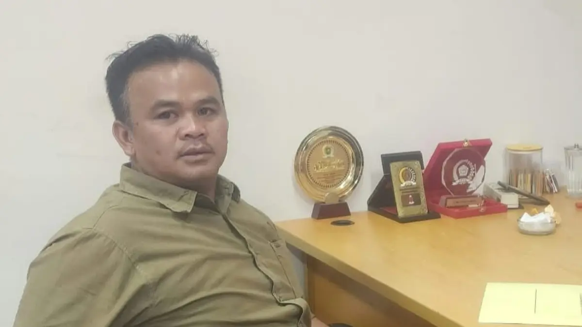 Wakil Ketua DPRD Kabupaten Dairi, Halvensius Tondang.(RUDY SITANGGANG/SUMUT POS)