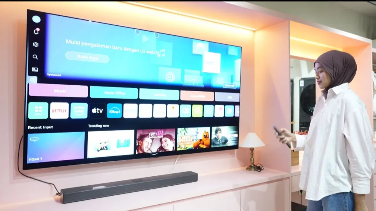 FITUR: LG bekerja sama dengan Prime Video untuk menghadirkan pengalaman sinematik di rumah. (Dok: LG)