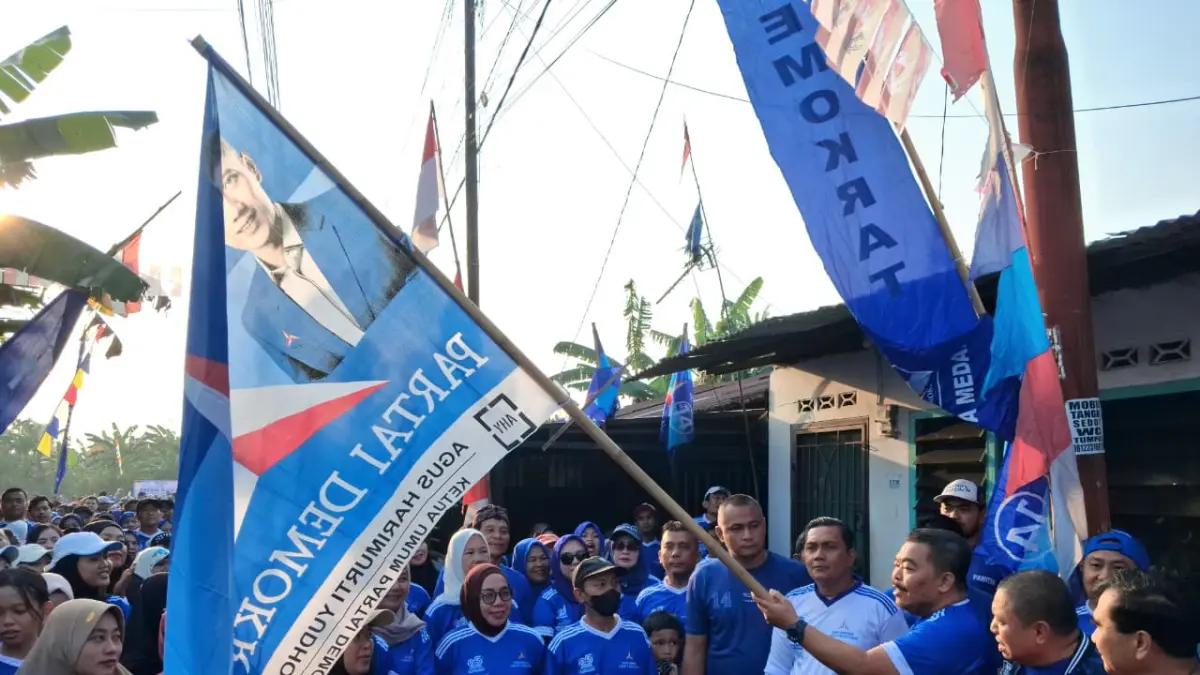 Partai Demokrat Medan bersama DPD Demokrat Sumut Gelar Lomba Pesta Rakyat