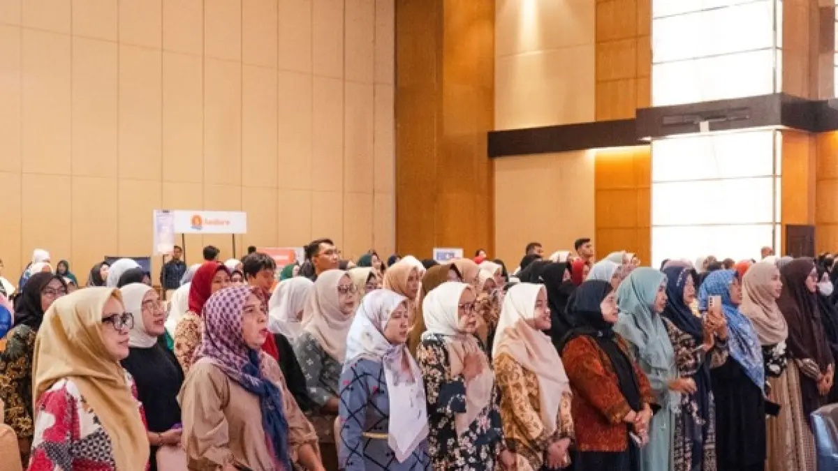 Ratusan Pelaku UMKM Kota Medan Perkuat Fondasi Bisnis Dalam UMKM Digital Finance Tour Medan Edition di Hotel Aryaduta, Medan, Sumatera Utara (27/08/2026). (Dok: Seabank)