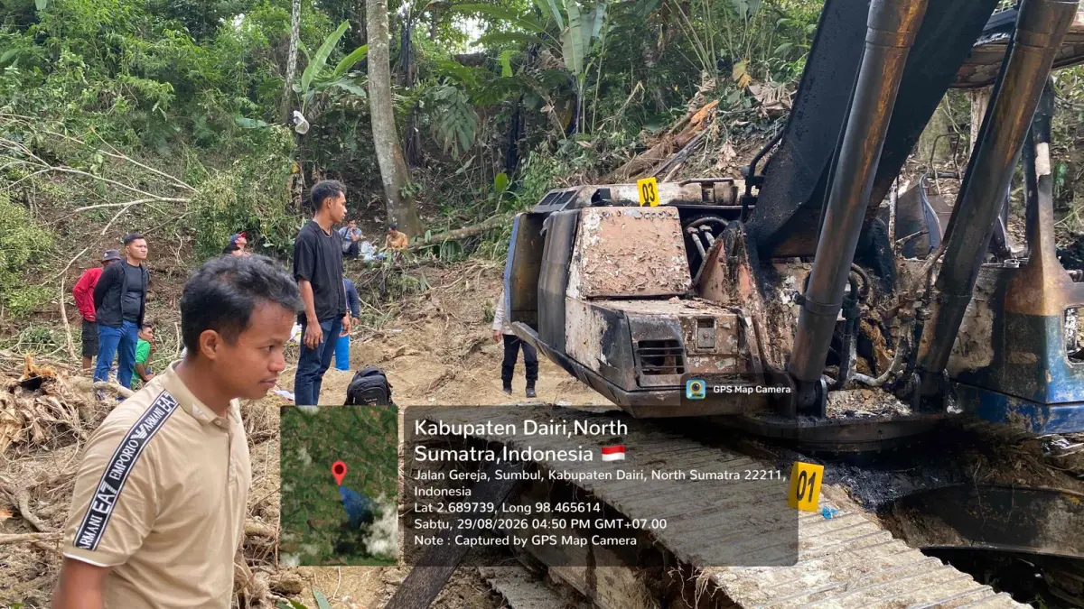 LAHAN: Bentrokan terjadi diduga terkait sengketa lahan di Desa Pangguruan, Kecamatan Sumbul, kini menjalani perawatan di RSUD Sidikalang, Sabtu (29/8/2026). (Dok: Rudy Sitanggang/ Sumut Pos)