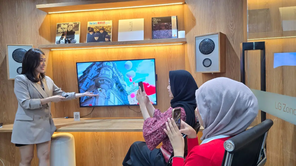 LG ZONASERU: LG Electronic menghadirkan LG Zonaseru untuk menikmati hidup ala K-House, yang memadukan teknologi dan rekreasi. Konten kreator juga diberi kesempatan untuk membuat konten. (Dok: LG Indonesia)
