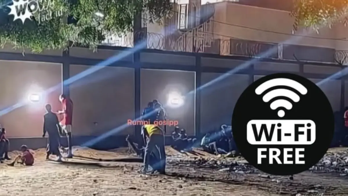 Pria di Ghana sediakan jaringan Wi-Fi gratis di sekitar rumahnya demi keamanan.(Instagram @rumpi_gosip)