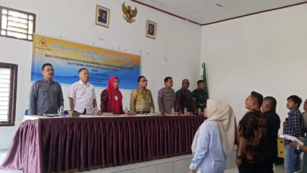 PT PIS Gelar Konsultasi Publik Studi AMDAL di Halongonan Timur, Kamis 3 September 2026. (Mitra Harahao/Sumut Pos)
