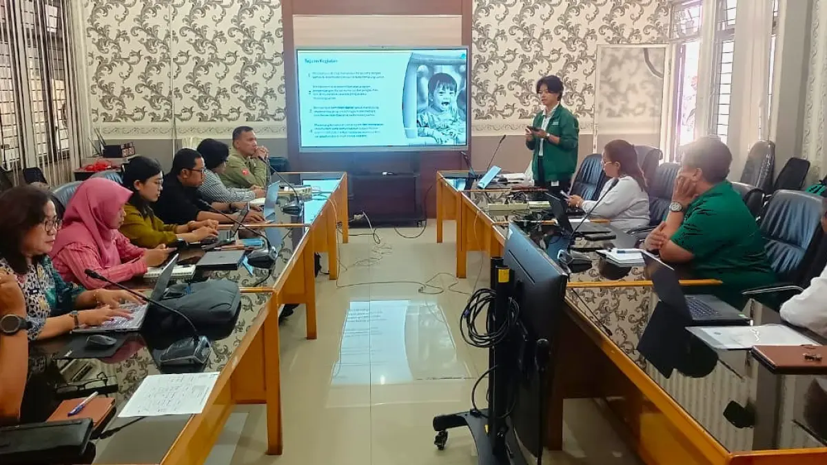 Stephanie Dinda, dalam satu sesi workshop. (Foto : Tanoto Foundation