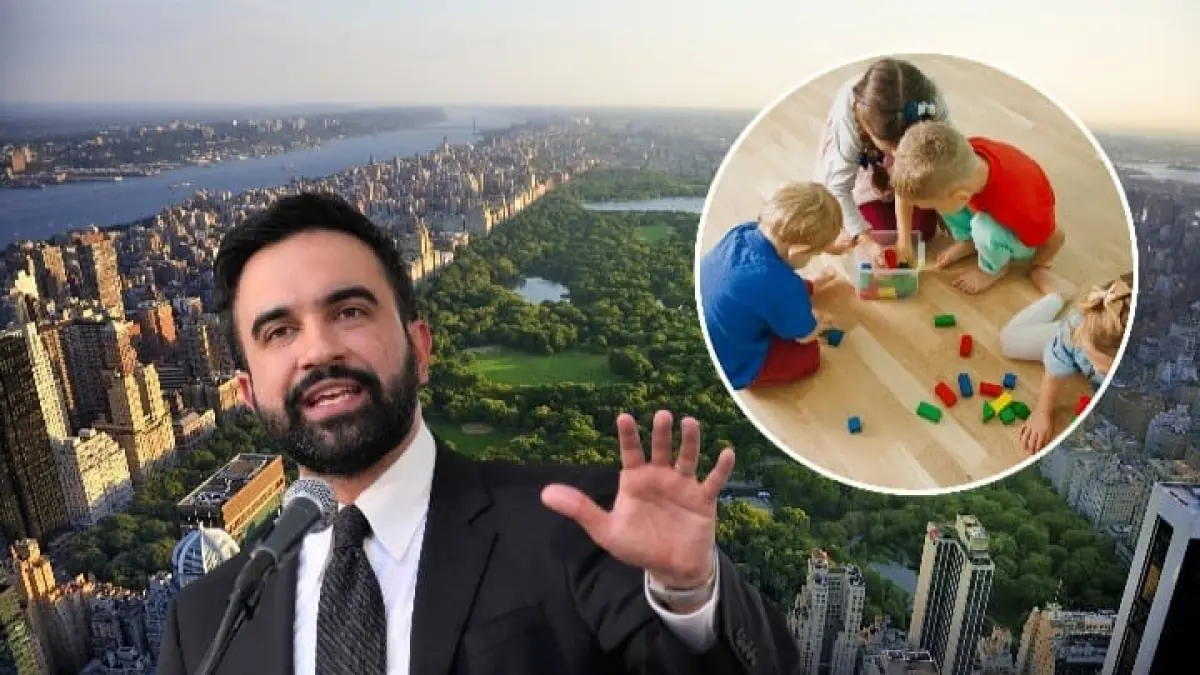 Wali Kota New York City Zohran Kwame Mamdani bersama Komisioner Taman Kota Tricia Shimamura menghadirkan program Parents’ Night Out.(Instagram @pandemictalks)