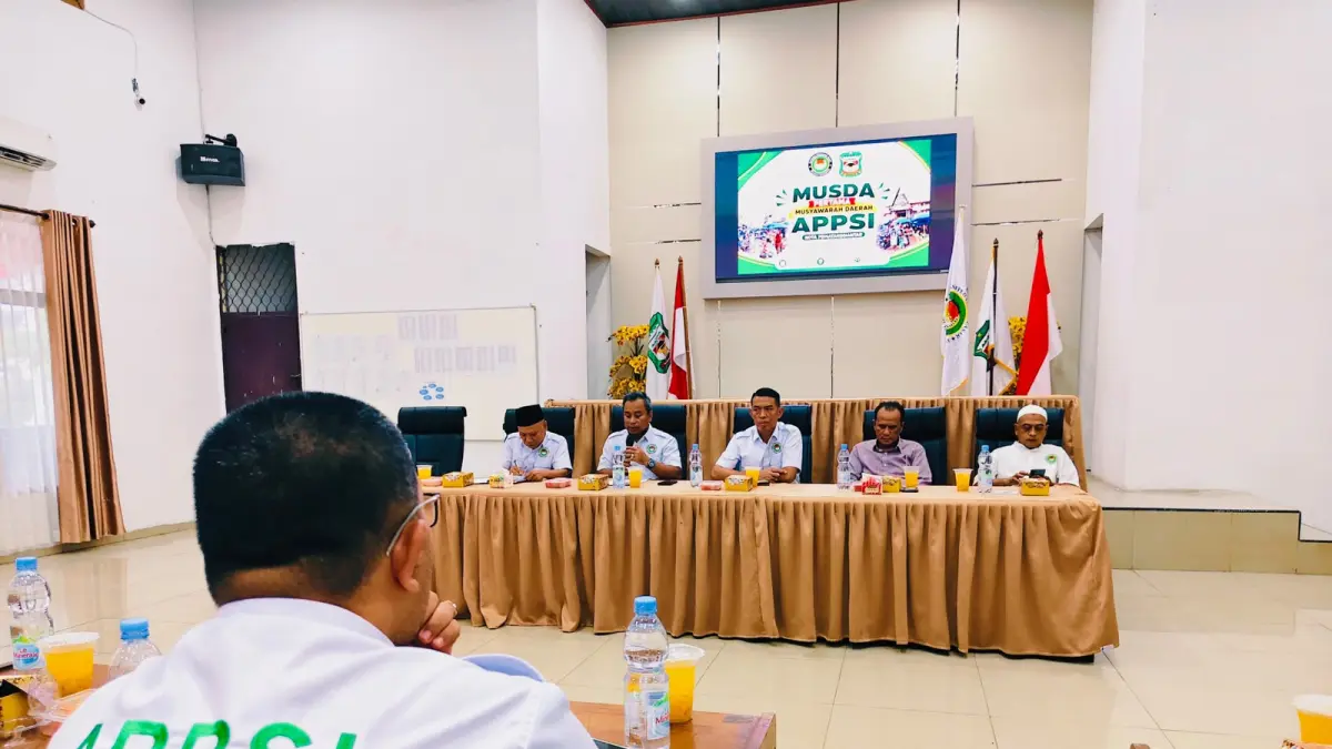 TERPILIH: Ari Affandy resmi terpilih secara aklamasi sebagai Ketua DPD APPSI Kota Pematang Siantar masa bakti 2026-2031 dalam Musda, Kamis (3/8/2026). (Dok: Humas DPW APPSI Sumut)