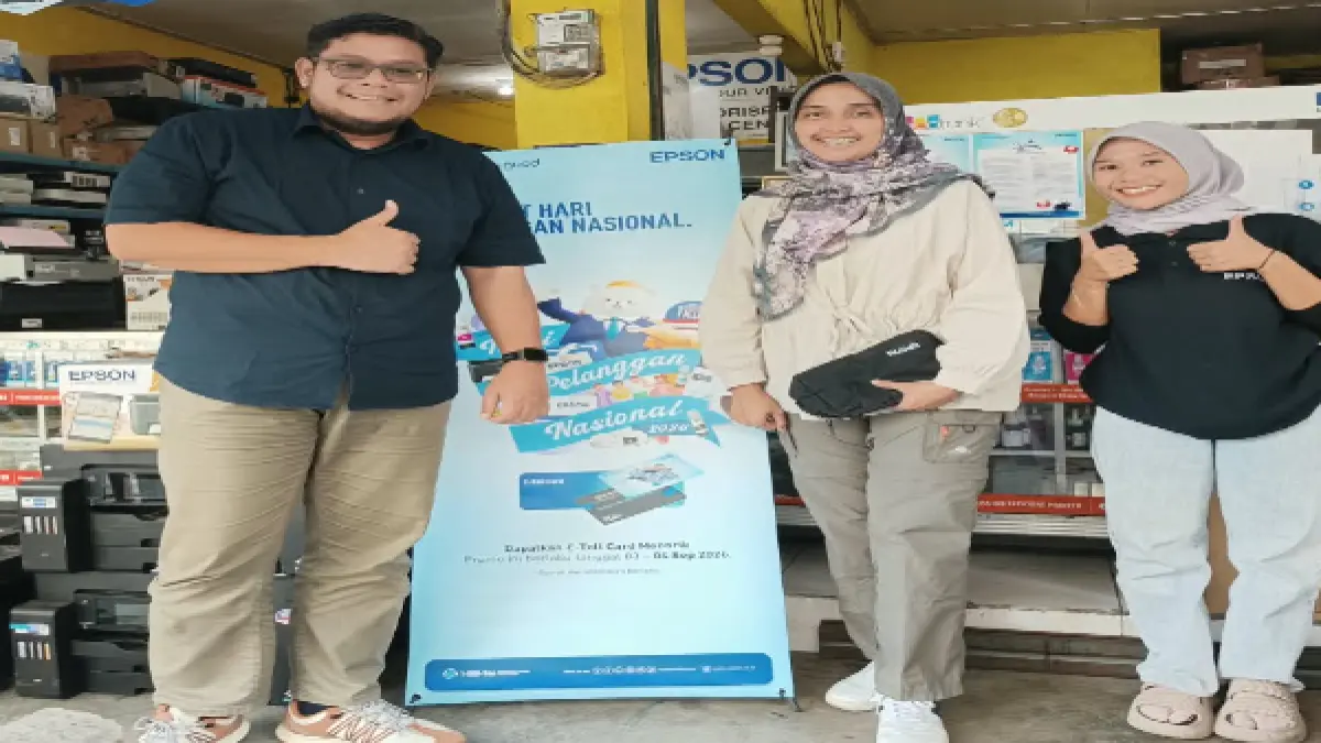 Salah satu Gerai Epson Indonesia pada Epson Customer Day 2026 pada 3–4 September 2026. (Ari Iswandi/Sumut Pos)