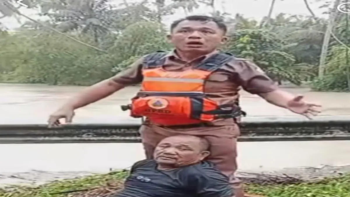 Alisama Zebua Alias Gali-Gali Wartawan Kitakininews.co.id dalam kondisi lemah. (Eriusman Duha/Sumut Pos)