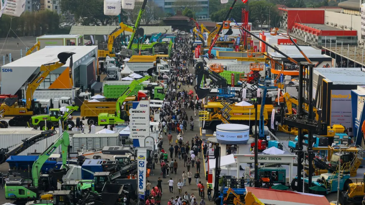 Suasana Exhibition IEE Series 2026, di JIExpo Kemayoran, Jakarta pada (9/9/2026).