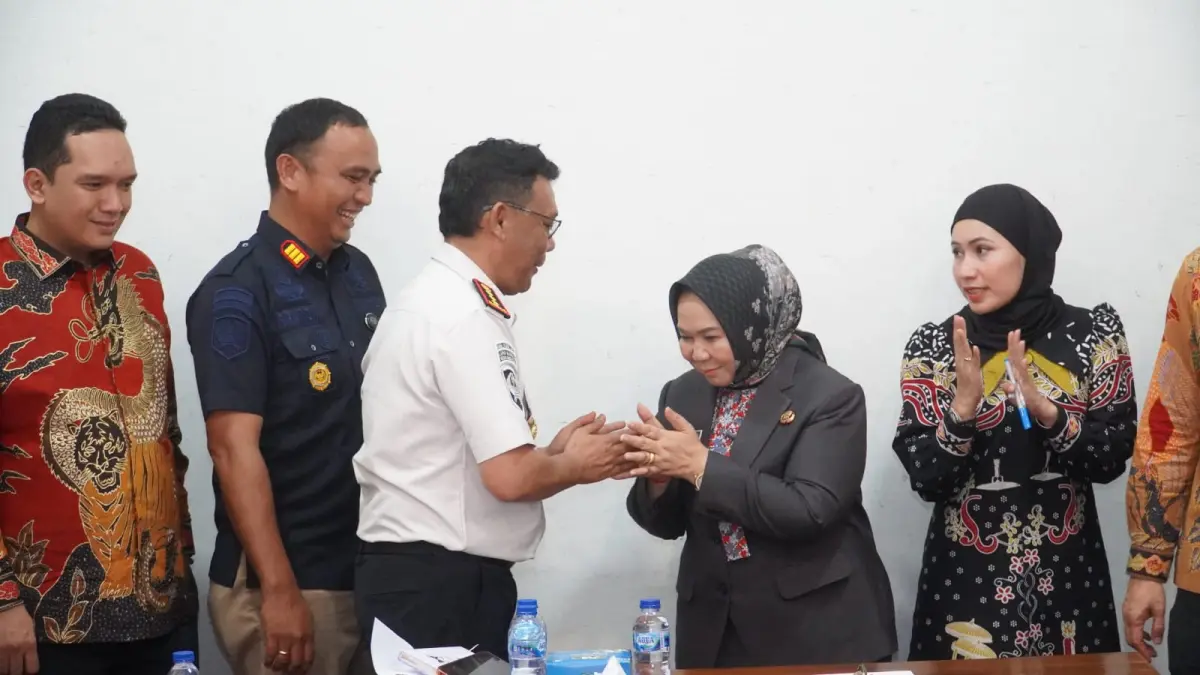 Plt Bupati Langkat, Tiorita br Surbakti saat menerima audiensi jajaran pemasyarakatan. (Diskominfo Langkat/Sumut Pos)