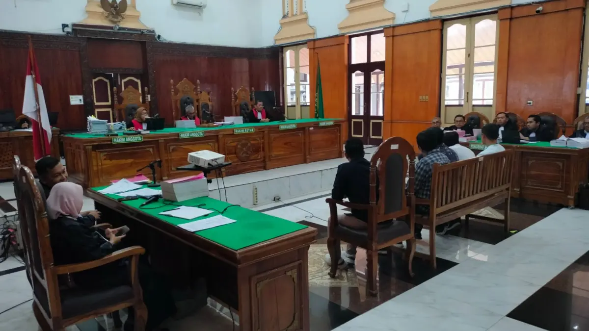 SAKSI: Lima supplier/subkontraktor dihadirkan sebagai saksi kasus Waterfront City Samosir, di Pengadilan Tipikor Medan, Jumat (11/9/2026). (Dok: Gusman/Sumut Pos)