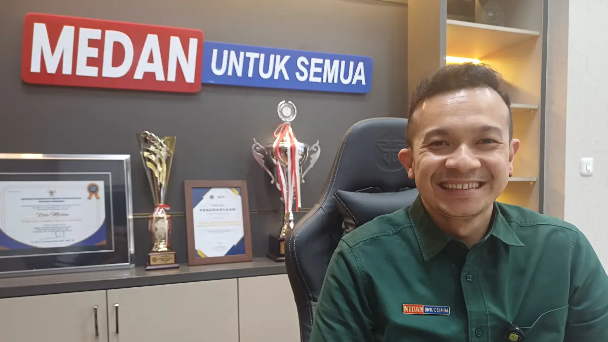 Kepala Bapenda Kota Medan, M Agha Novrian. (Dok: Markus Pasaribu/Sumut Pos)
