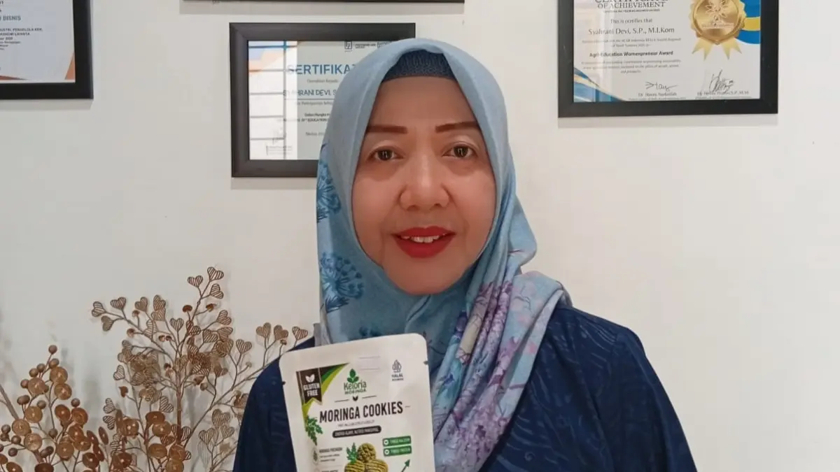 Owner PT. Keloria Moringa Jaya, Syahrani.