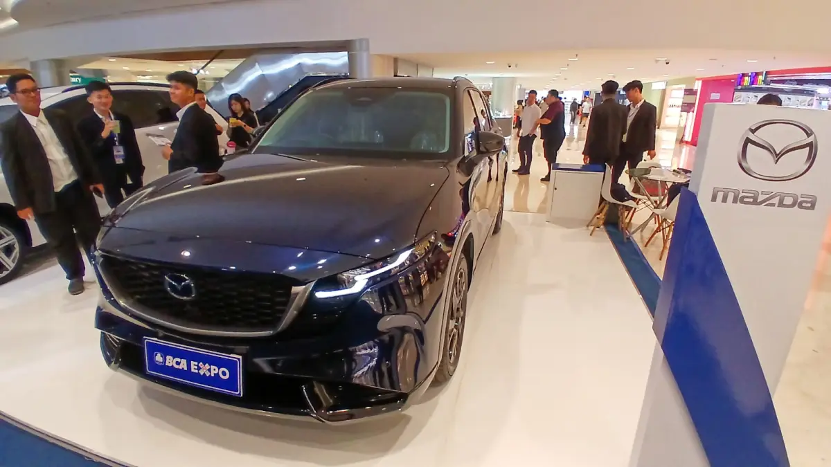 Produk Mazda dalam BCA Expo Medan 2026 yang berlangsung 11-13 September di Sun Plaza Medan.