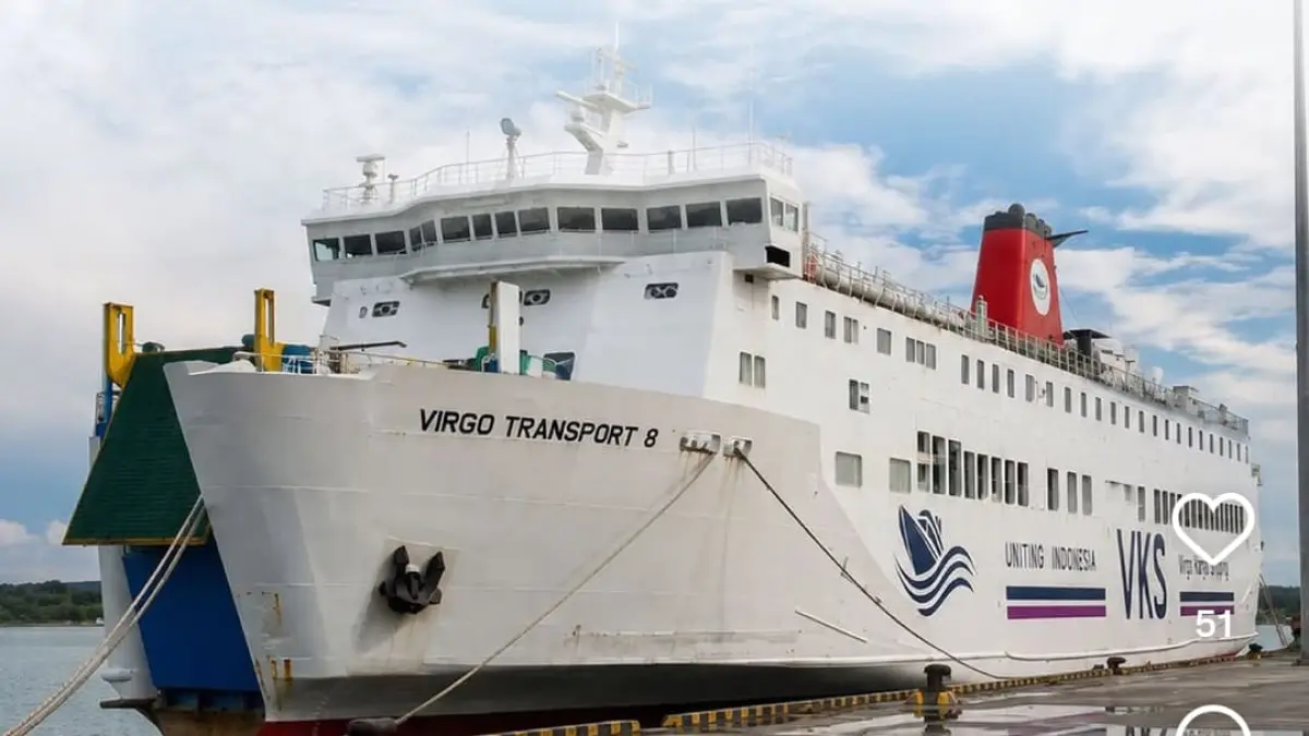 kapal Virgo bermuatan 243 penumpang hilang kontak dari Surabaya menuju Banjarmasin. (instagram PT Virgo)