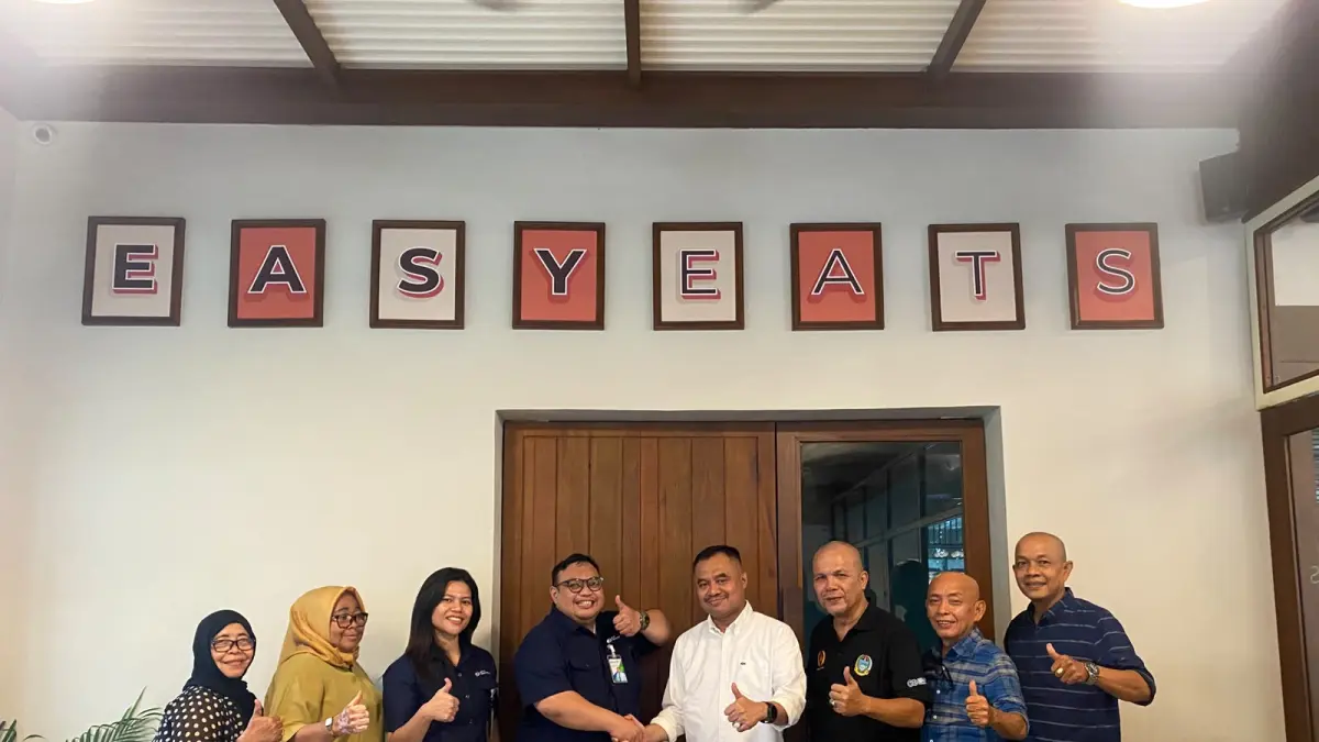 BERSAMA: Penguris PWI Sumut bersama manajemen BPJS Ketenagakerjaan Tanjung Morawa. (Dok: PWI Sumut)