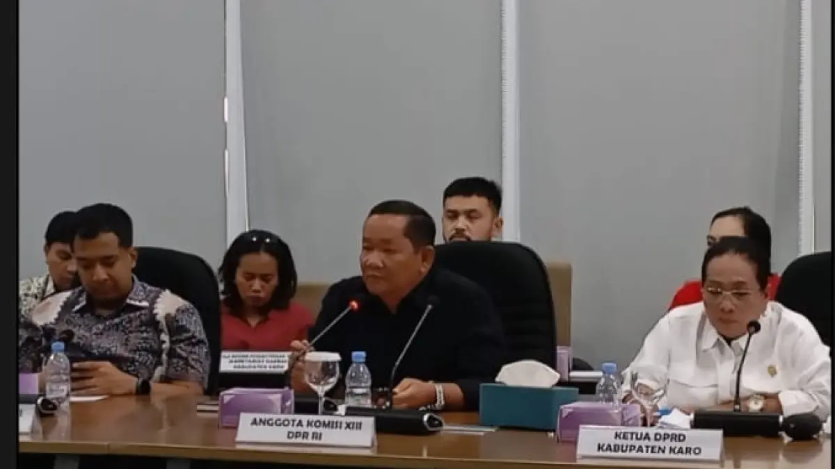 BGN: Ketua DPRD Karo dan rekan saat berkunjung ke BGN di Jakarta. Ketua DPRD Karo meminta adanya kompensasi untuk korban MBG. (Dok: Tim DPRD Karo)